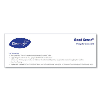 Diversey Good Sense Dumpster Deodorant, Cherry, 5 gal (DVO95618635)