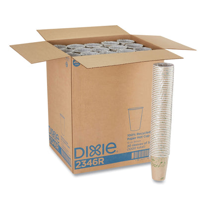Dixie EcoSmart Recycled Hot/Cold Cups, 16 oz, Kraft Paper, 1,000/Carton (DXE2346R)