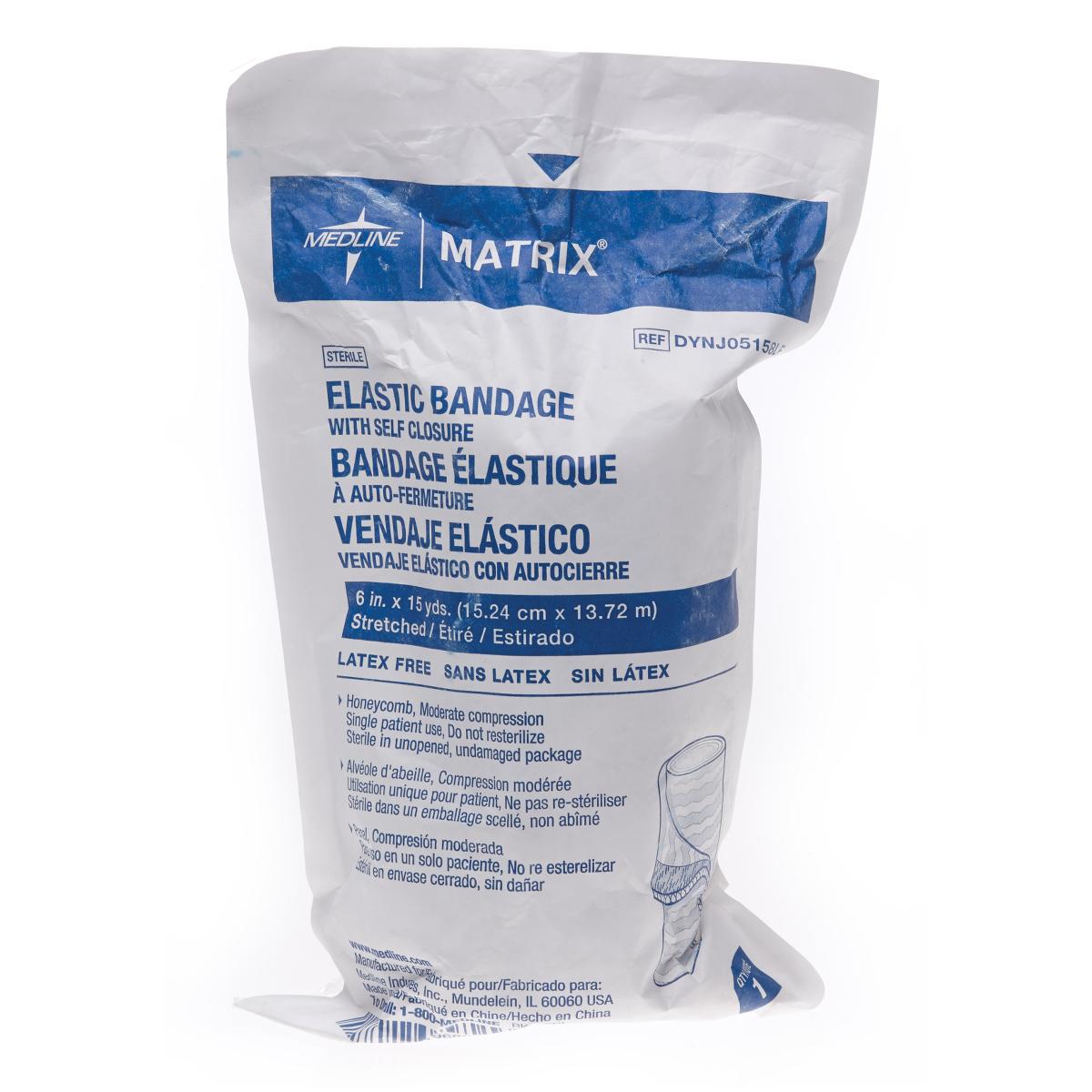 Matrix Wrapping Sterile Matrix Wrap Elastic Bandage with Self-Closure, 6