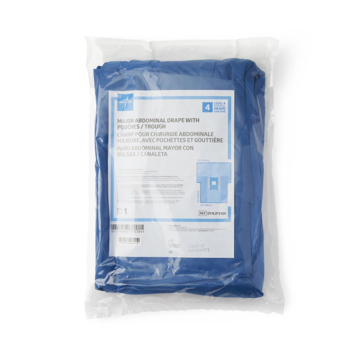 sterile-major-abdominal-drape-14-x-12-fenestration-with-adhesive-and-two-11-x-30-fluid-collection-pouches-with-hook-and-loop-closure-102-x-122-x-78-8-cs-dynjp3109_1