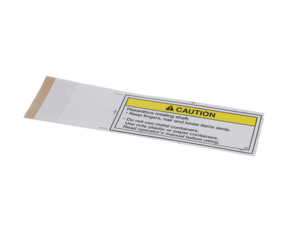 Electrofreeze Hc165430 Decal-Blender Shaft Caution (EFHC165430)