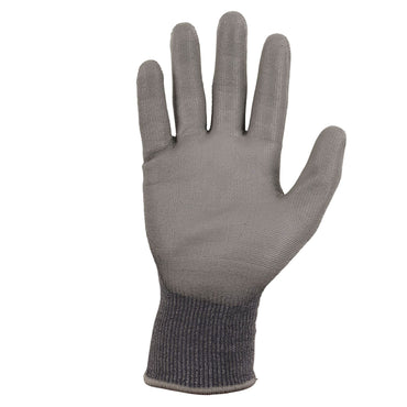 Ergodyne ProFlex 7044 ANSI A4 PU Coated CR Gloves, Gray, X-Small, Pair (EGO10491)
