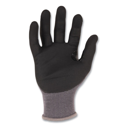 Ergodyne ProFlex 7043 ANSI A4 Nitrile Coated CR Gloves, Gray, X-Large, 1 Pair (EGO10525)
