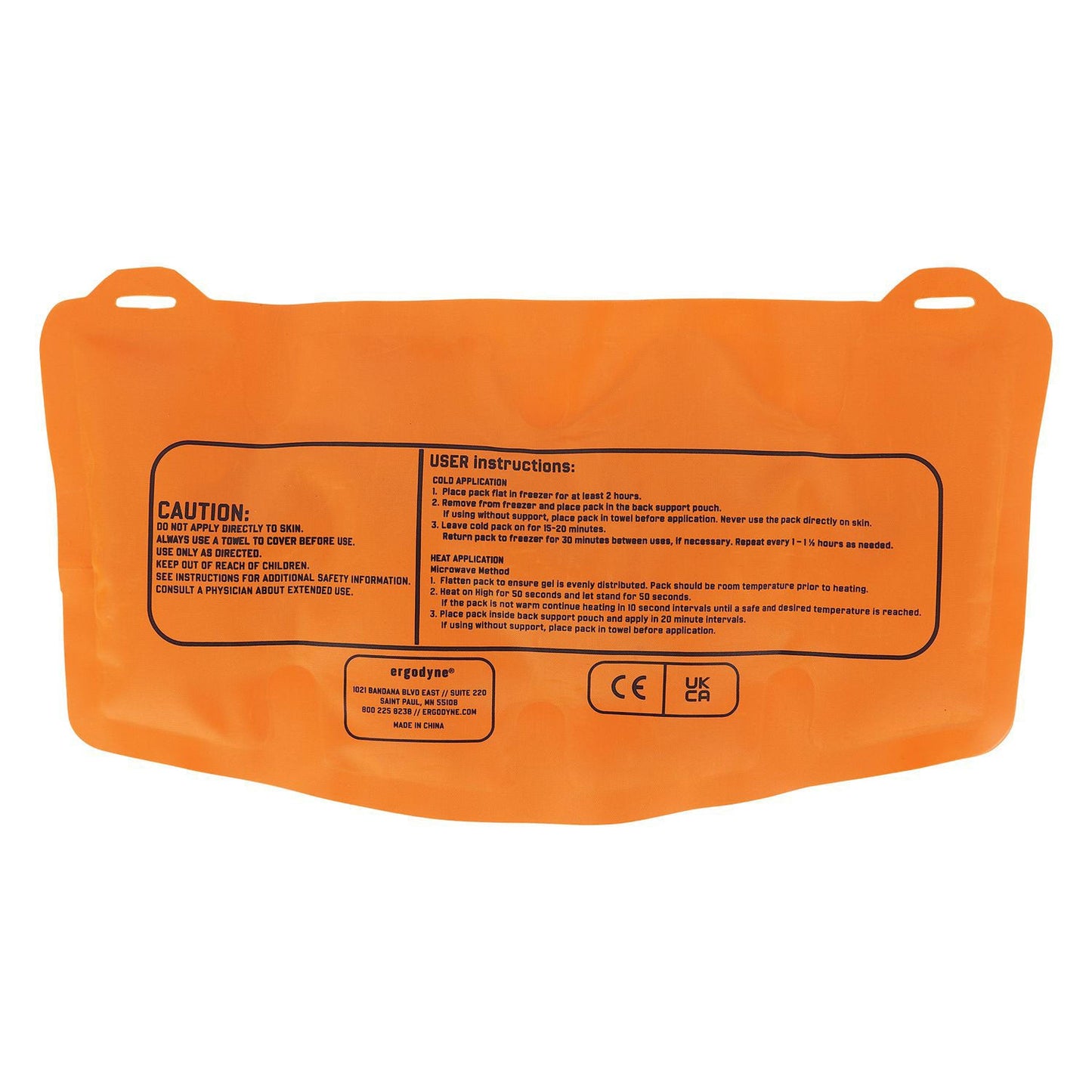 Ergodyne ProFlex 6275 Reusable Hot/Cold Pack Replacement, 13 x 6.7, 2/Pack (EGO12212)