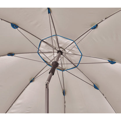 Ergodyne Shax 6100 Lightweight Work Umbrella, 90" Span, 92" Long, Blue Canopy (EGO12964)