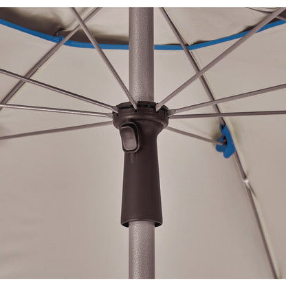 Ergodyne Shax 6100 Lightweight Work Umbrella, 90" Span, 92" Long, Blue Canopy (EGO12964)