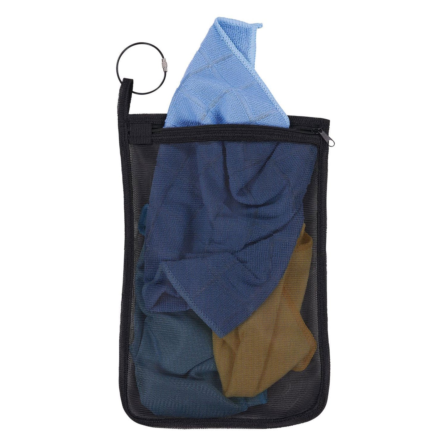 Ergodyne Arsenal 5718 Zippered Mesh Wash Bag, 8 x 10, Polyester, Black, 10/Pack (EGO13721)