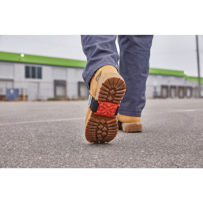 Ergodyne 6317 Orange Ice Cleats Mid-Sole Heeled Boot, One Size Fits Most, Orange, Pair (EGO16321)