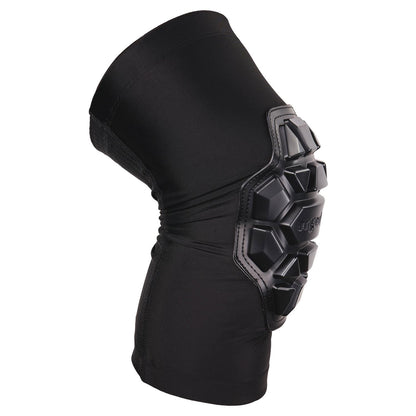 Ergodyne ProFlex 550 Padded Knee Sleeves with 3-Layer Foam Cap, Slip-On, X-Large+, Black, Pair (EGO18553)