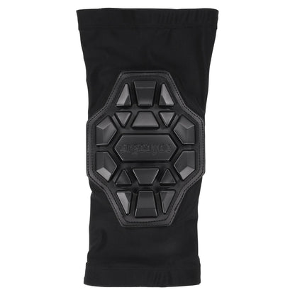 Ergodyne ProFlex 550 Padded Knee Sleeves with 3-Layer Foam Cap, Slip-On, X-Large+, Black, Pair (EGO18553)