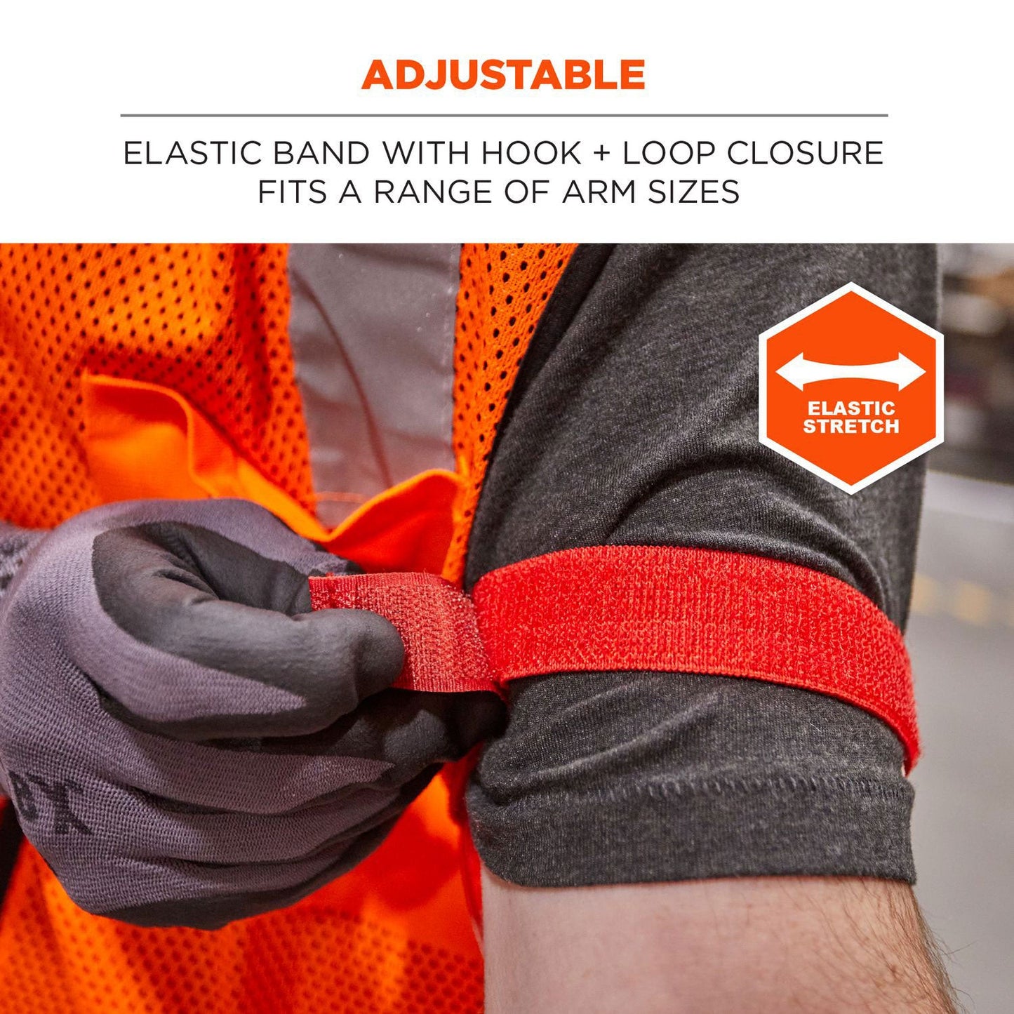 Ergodyne Squids 3386 Arm Band ID/Badge Holder, Vertical, Red 3.75 x 4.25 Holder, 2.5 x 4 Insert (EGO19955)