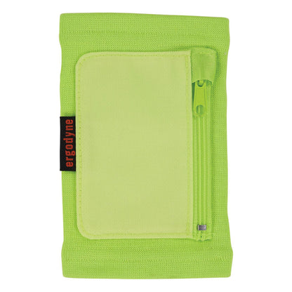Ergodyne Squids 3388 Wrist ID/Badge Holder, Vertical, Lime 3.5 x 5.5 Holder, 2.75 x 3.75 Insert (EGO19962)