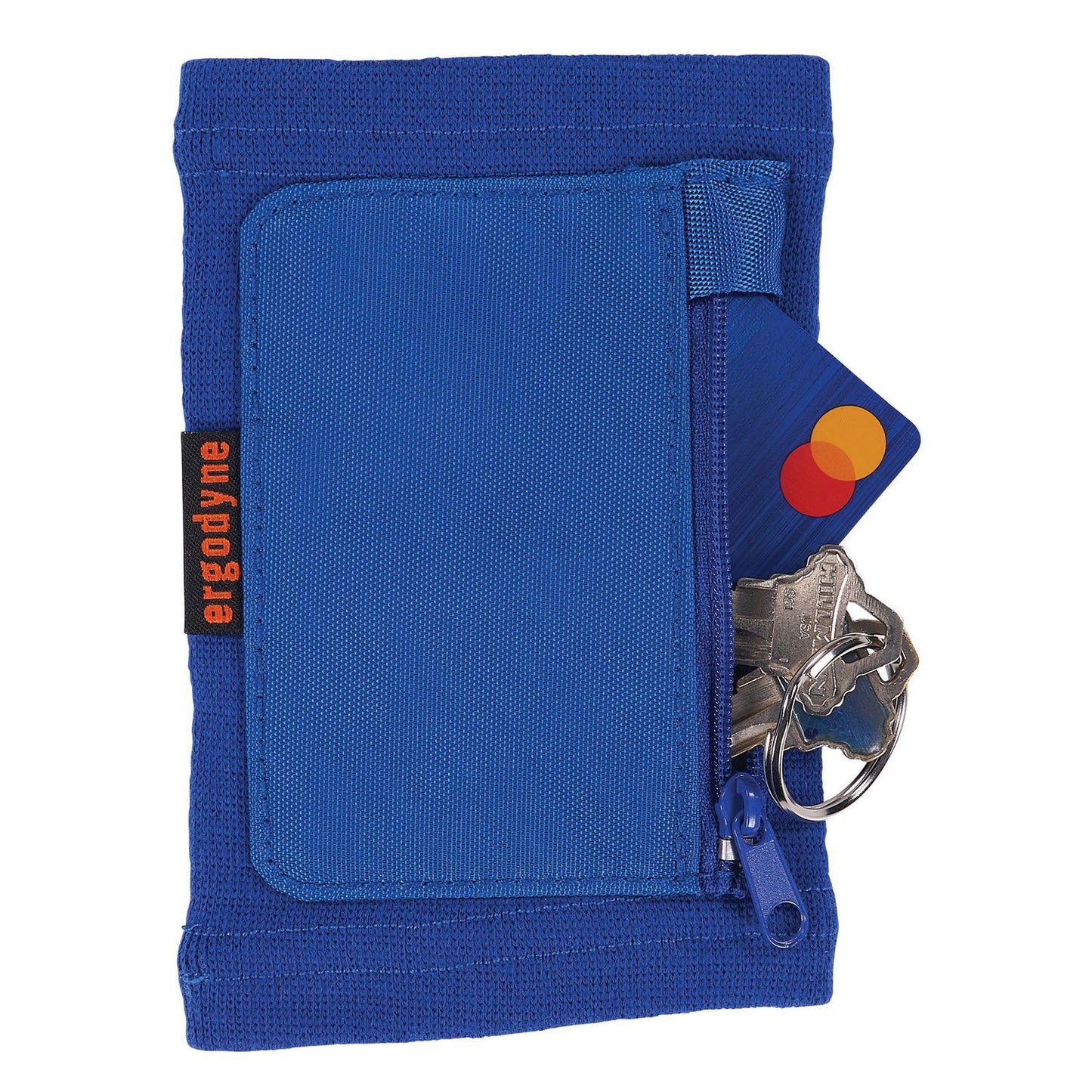 Ergodyne Squids 3388 Wrist ID/Badge Holder, Vertical, Blue 3.5 x 5.5 Holder, 2.75 x 3.75 Insert (EGO19963)