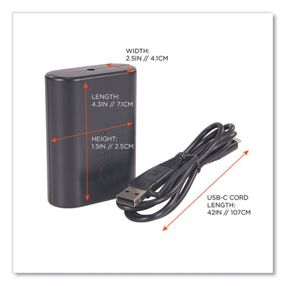 Ergodyne N-Ferno 6495B Portable Battery Power Bank with USB-C Cord, 7.2 V (EGO41801)