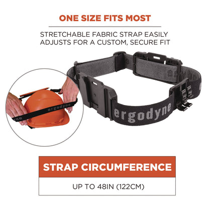 Ergodyne Skullerz 8980 Headband Light Mount with Fabric Strap (EGO60292)