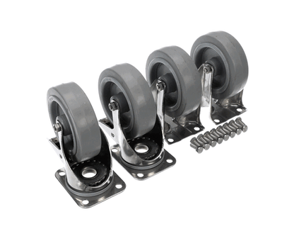 Electrolux Professional 206135 Kit4Wheels-2Swivelling W/Brake (ELX206135)