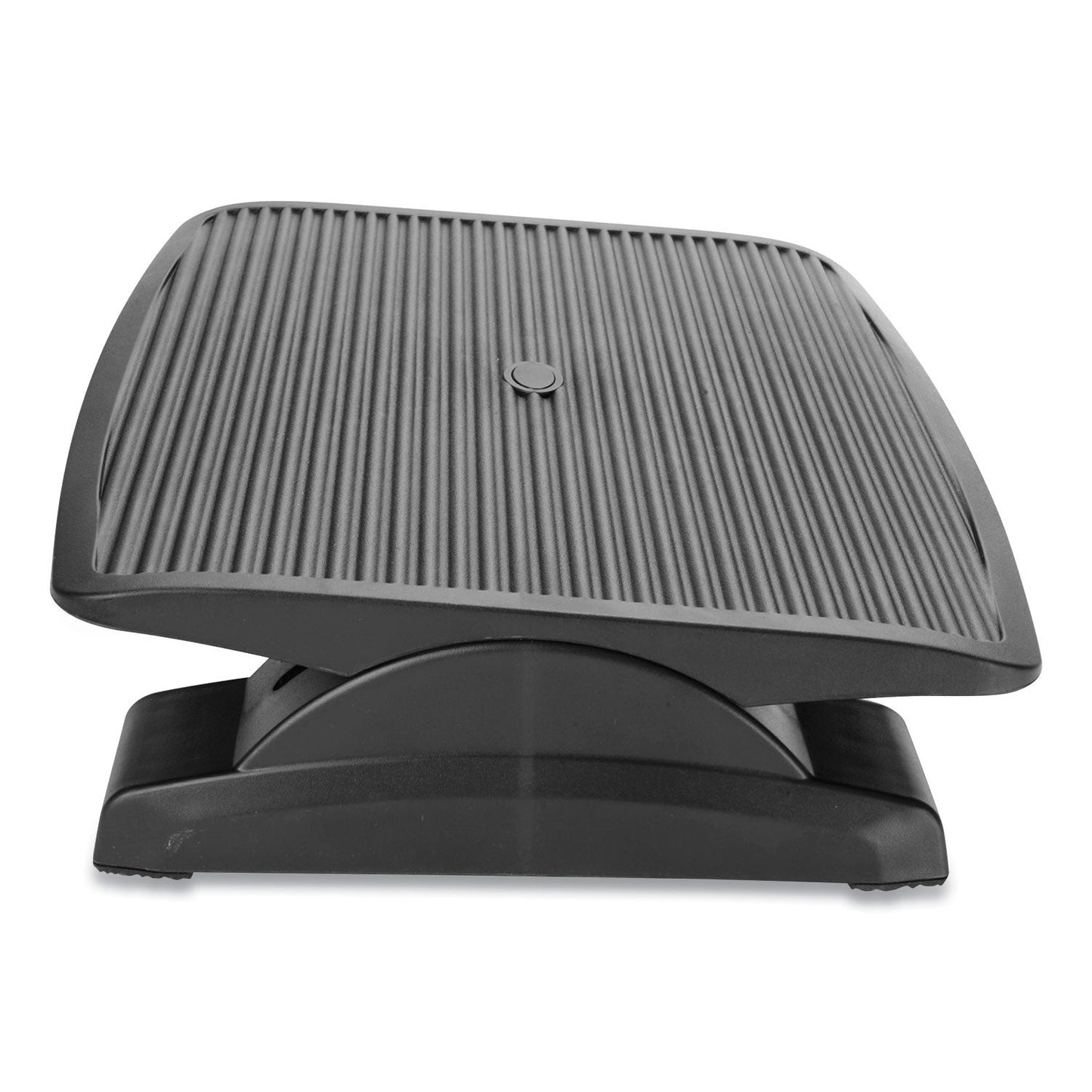 Mind Reader Adjustable Height Ergonomic Footrest, 17.62w x 14d x 3.75h, Black (EMSFTLINEBLK)