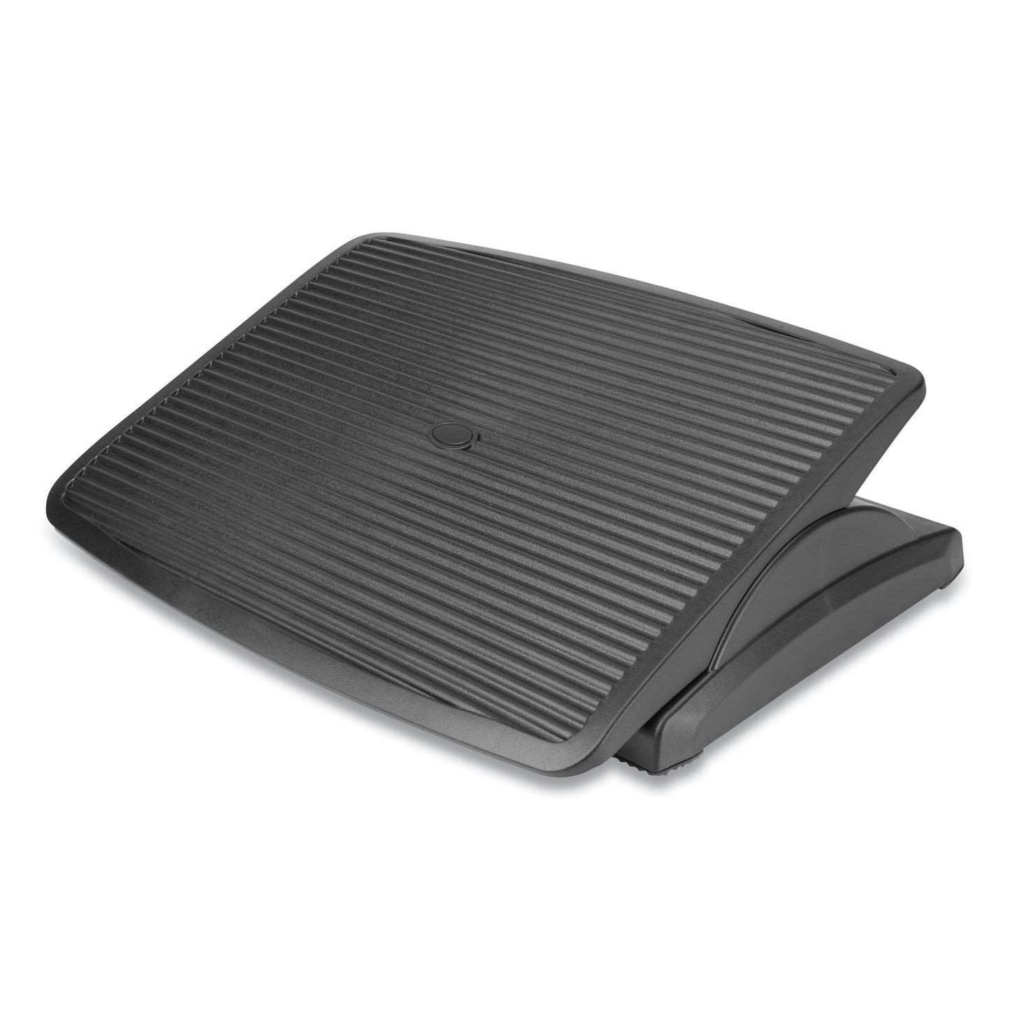 Mind Reader Adjustable Height Ergonomic Footrest, 17.62w x 14d x 3.75h, Black (EMSFTLINEBLK)