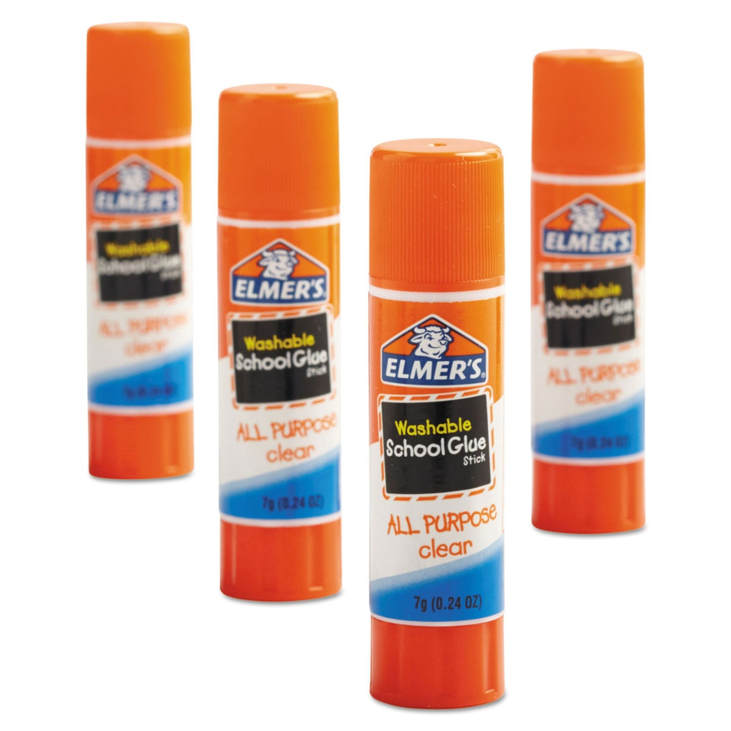 Elmer's Washable School Glue Sticks, 0.21 oz, Applies and Dries Clear, 8/Pack (EPIE5003E5004)