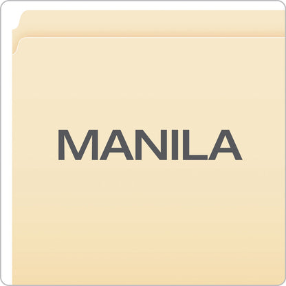 Pendaflex Manila File Folders, Straight Tab, Legal Size, 100/Box (ESS753)