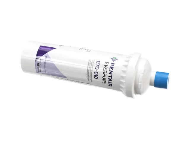 Everpure EVE300-05828 Water Filter Cartridge 10 inches Qwik-Twist .5 Micron CTO-Q10 801-6531 (EVE300-05828)