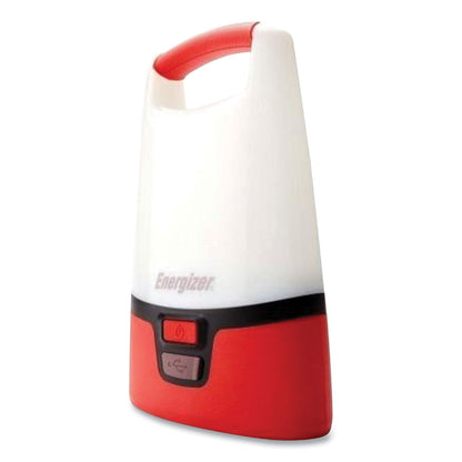 Energizer Vision LED USB Lantern, 4 D Batteries  (Sold Separately), Red/White (EVEENALU451E)