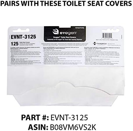 Hospeco® Evogen® High Capacity No-Touch Toilet Seat Cover Dispenser (HOSEVNT1-HCW)
