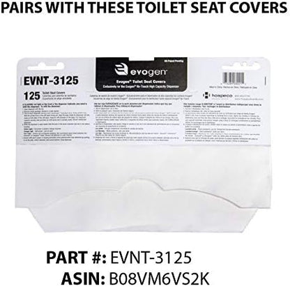 Hospeco® Evogen® High Capacity No-Touch Toilet Seat Cover Dispenser (HOSEVNT1-HCW)