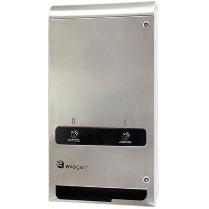 Hospeco® Evogen® No-Touch Dual Menstrual Care Product Dispenser, Stainless Steel (HOSEVNT3-SS)
