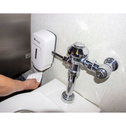 Hospeco® Evogen® No-Touch Toilet Seat Cleaner Dispenser, 8 Each/Case, White (HOSEVNT5-FDIS)