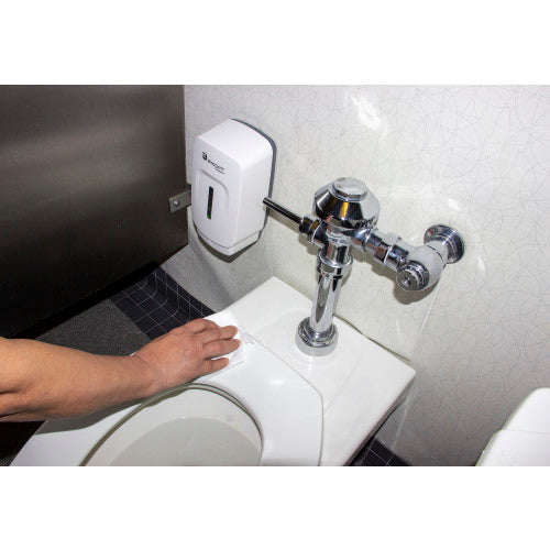 Hospeco® Evogen® No-Touch Toilet Seat Cleaner Dispenser, 8 Each/Case, White (HOSEVNT5-FDIS)