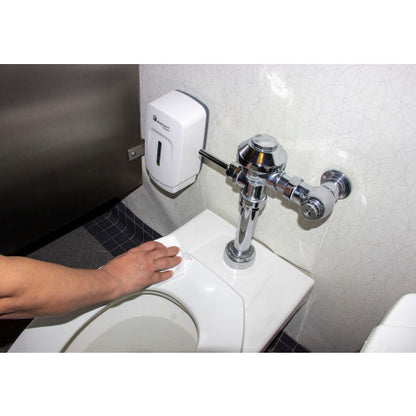 Hospeco® Evogen® No-Touch Toilet Seat Cleaner Dispenser, 8 Each/Case, White (HOSEVNT5-FDIS)