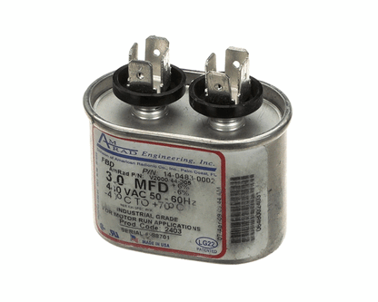 FBD 14-0483-0002 Capacitor,3Mf,440V Fan Run (FBD14-0483-0002)