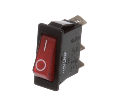 Fetco 1058.00006.00 Switch, Power, Rocker Red, Ill (FE1058-00006-00)