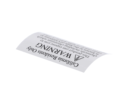 Federal Industries 91-21048 Decal, Prop 65 (FED91-21048)