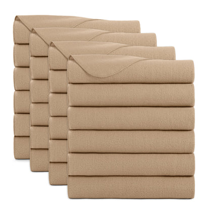 Arkwright Home® Cozy Soft Polar Fleece Throw 50x60 Beige, 24/Case (FLC-PLR-5060-6PK-BG)