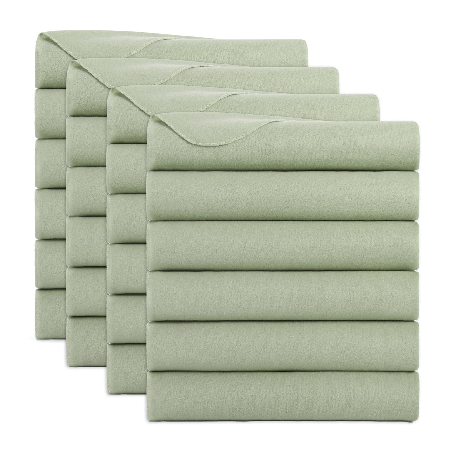 Arkwright Home® Cozy Soft Polar Fleece Throw 50x60 Green, 24/Case (FLC-PLR-5060-6PK-GR)