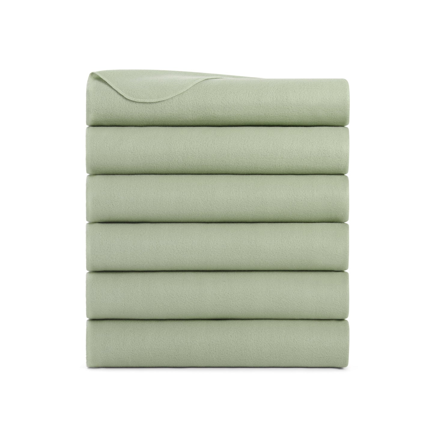 Arkwright Home® Cozy Soft Polar Fleece Throw 50x60 Green, 24/Case (FLC-PLR-5060-6PK-GR)