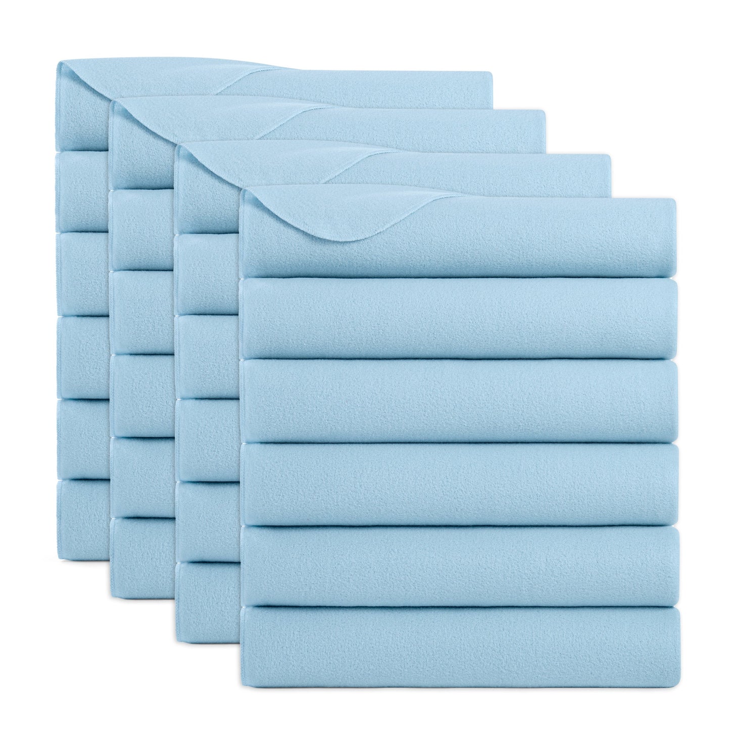 Arkwright Home® Cozy Soft Polar Fleece Throw 50x60 Light Blue, 24/Case (FLC-PLR-5060-6PK-LB)