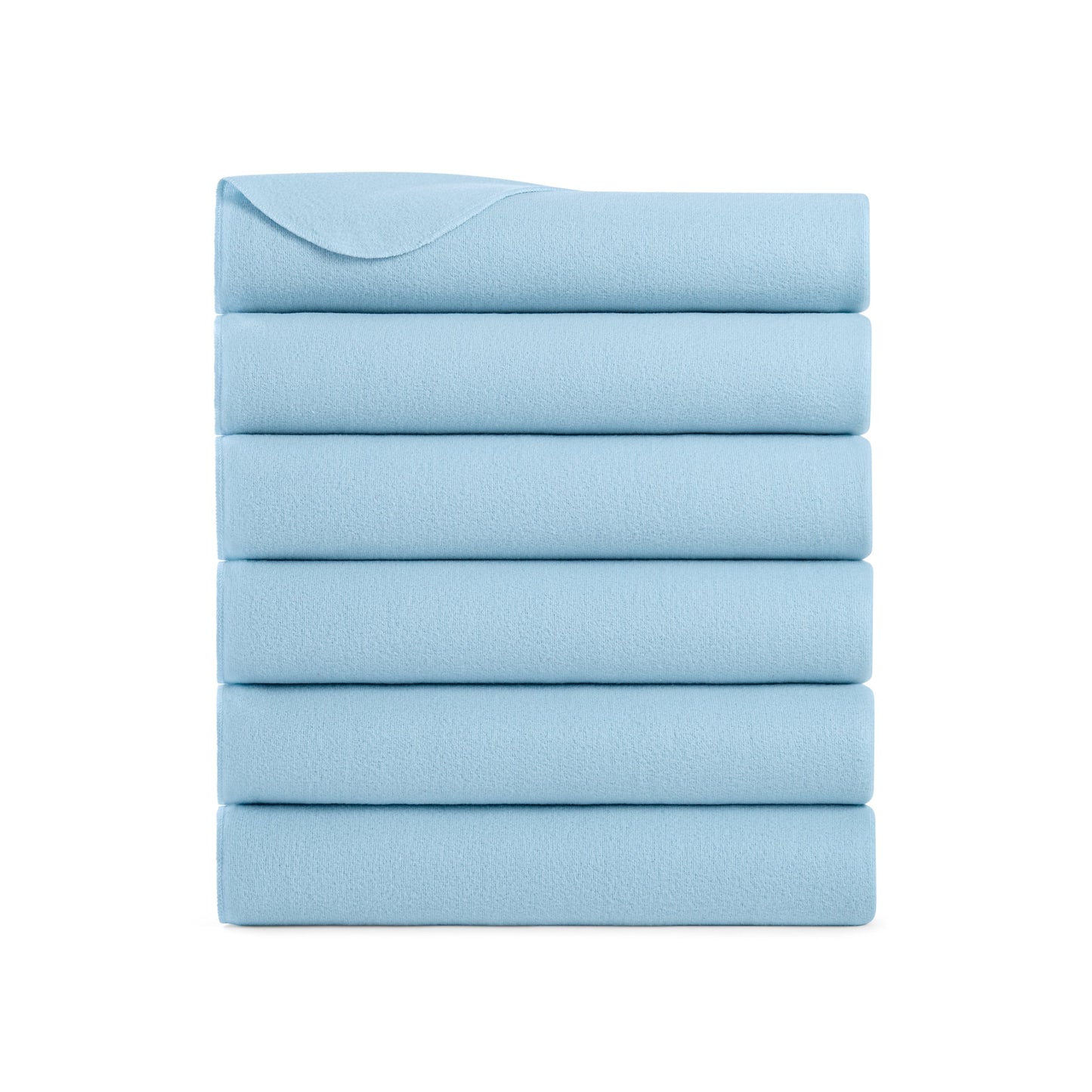 Arkwright Home® Cozy Soft Polar Fleece Throw 50x60 Light Blue, 24/Case (FLC-PLR-5060-6PK-LB)