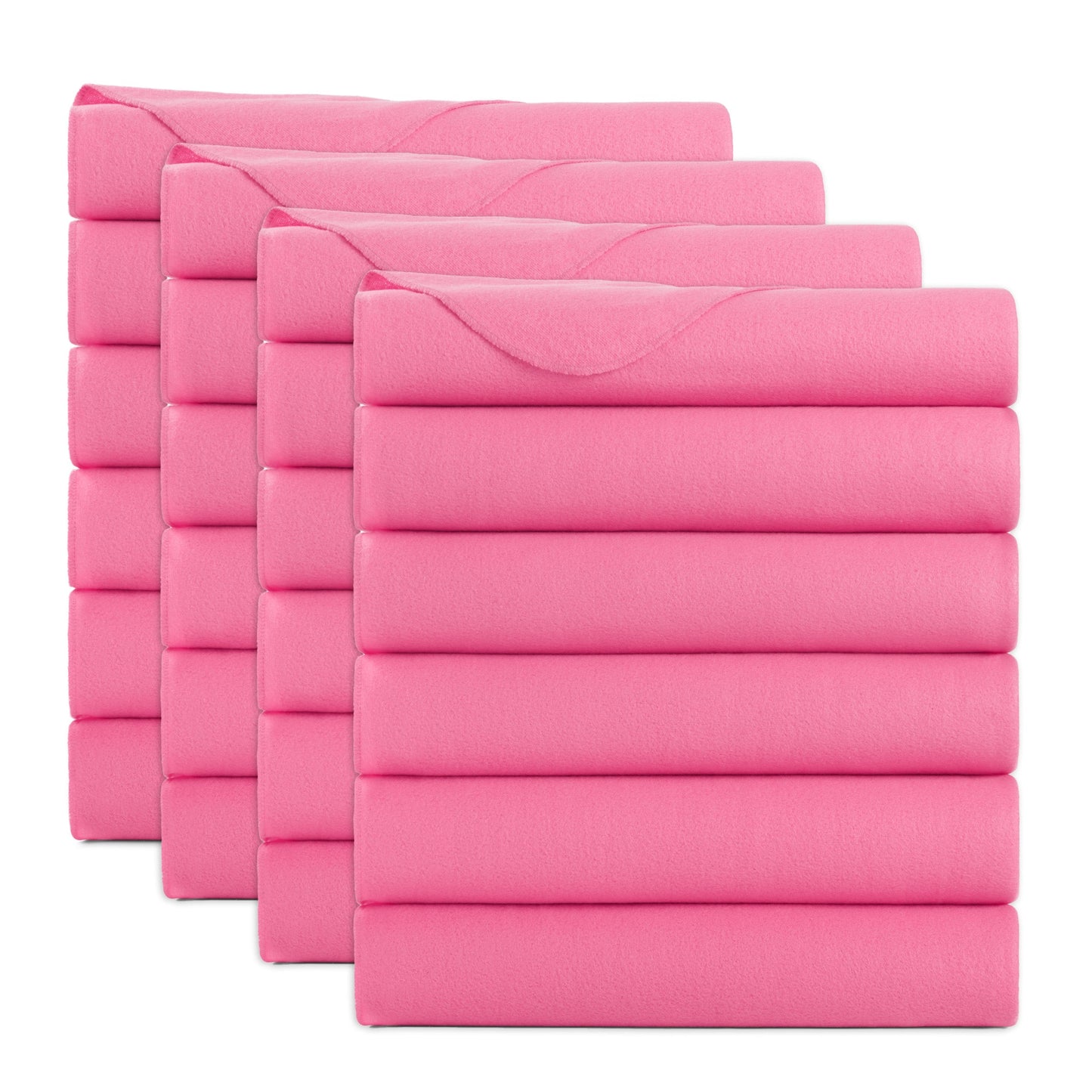 Arkwright Home® Cozy Soft Polar Fleece Throw 50x60 Pink, 24/Case (FLC-PLR-5060-6PK-PK)