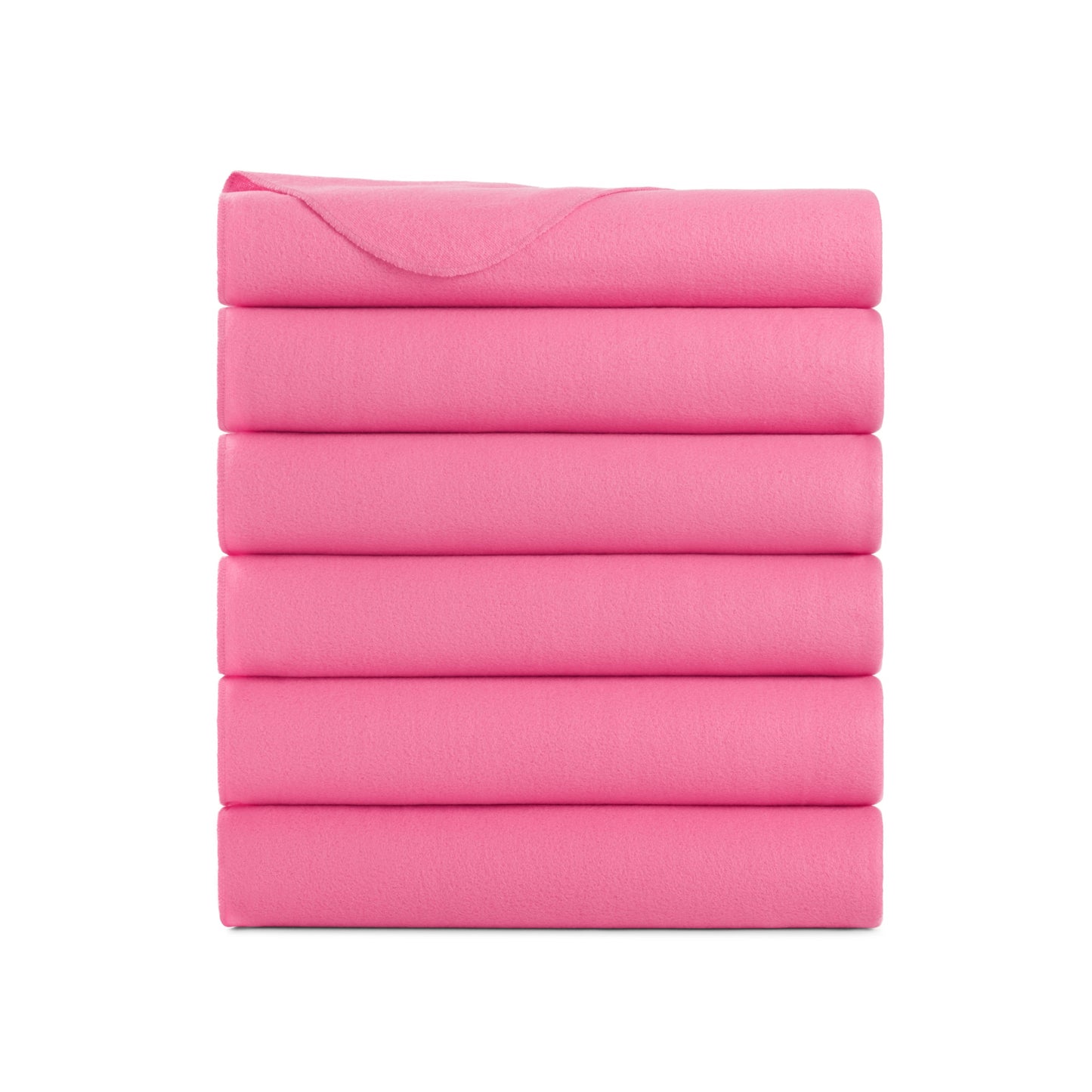Arkwright Home® Cozy Soft Polar Fleece Throw 50x60 Pink, 24/Case (FLC-PLR-5060-6PK-PK)