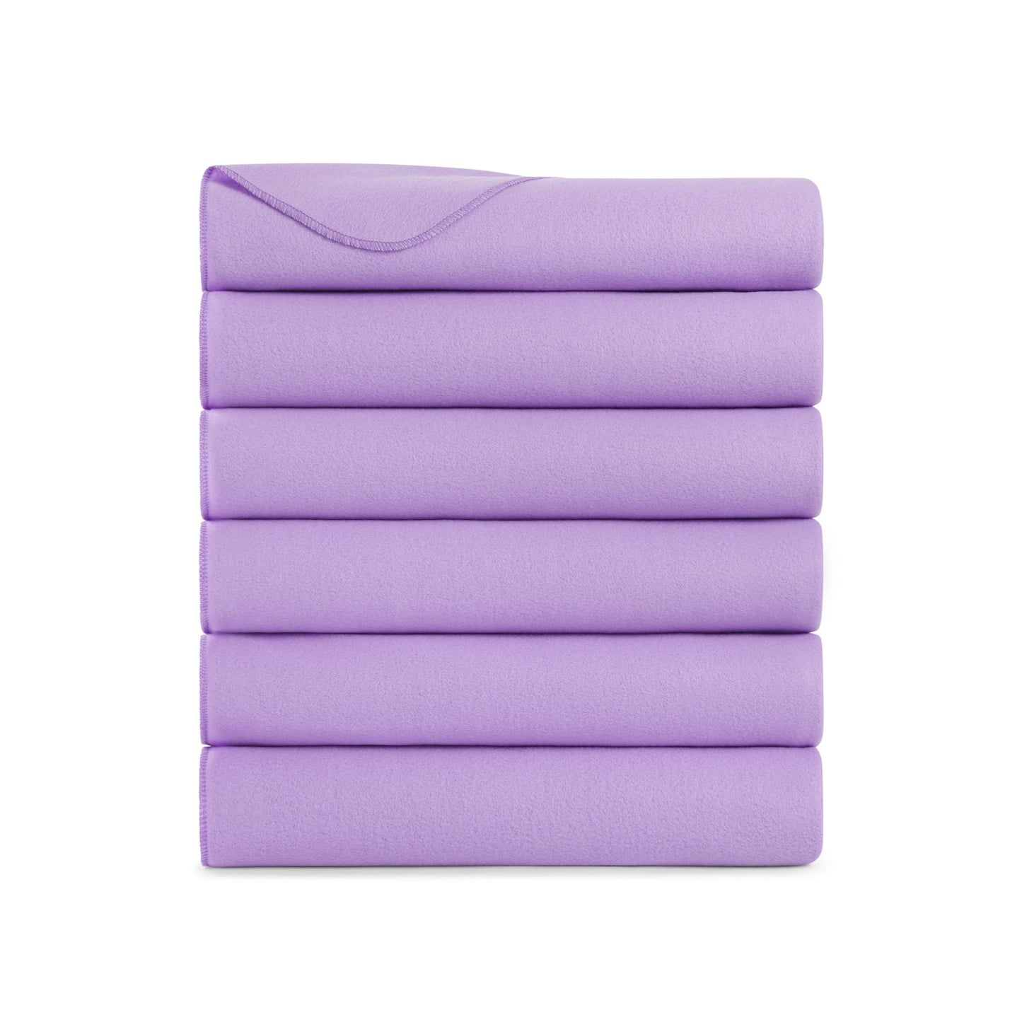 Arkwright Home® Cozy Soft Polar Fleece Throw 50x60 Purple, 24/Case (FLC-PLR-5060-6PK-PU)