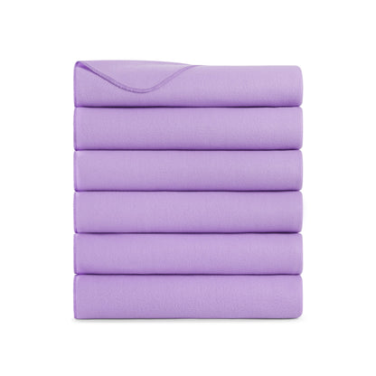 Arkwright Home® Cozy Soft Polar Fleece Throw 50x60 Purple, 24/Case (FLC-PLR-5060-6PK-PU)