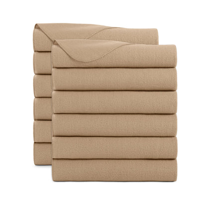 Arkwright Home® Cozy Soft Polar Fleece Throw 50x60 Beige, 12/Case (FLC-PLR-5060-BG-CS)