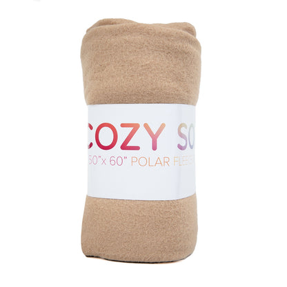 Arkwright Home® Cozy Soft Polar Fleece Throw 50x60 Assorted, 12/Case (FLC-PLR506012PK-ASST)