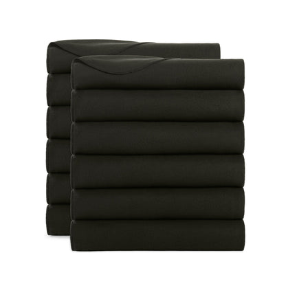 Arkwright Home® Cozy Soft Polar Fleece Throw 50x60 Black, 12/Case (FLC-PLR-5060-BK)
