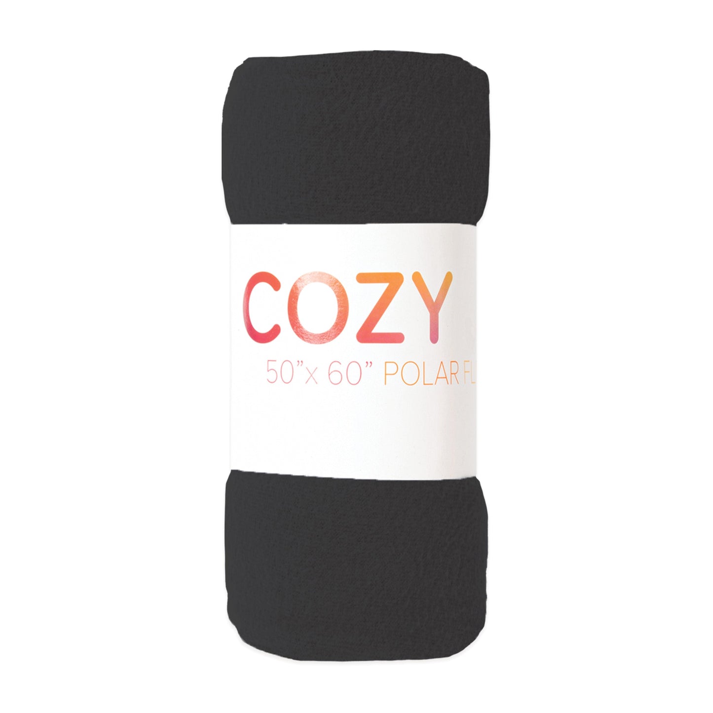 Arkwright Home® Cozy Soft Polar Fleece Throw 50x60 Black, 12/Case (FLC-PLR-5060-BK)