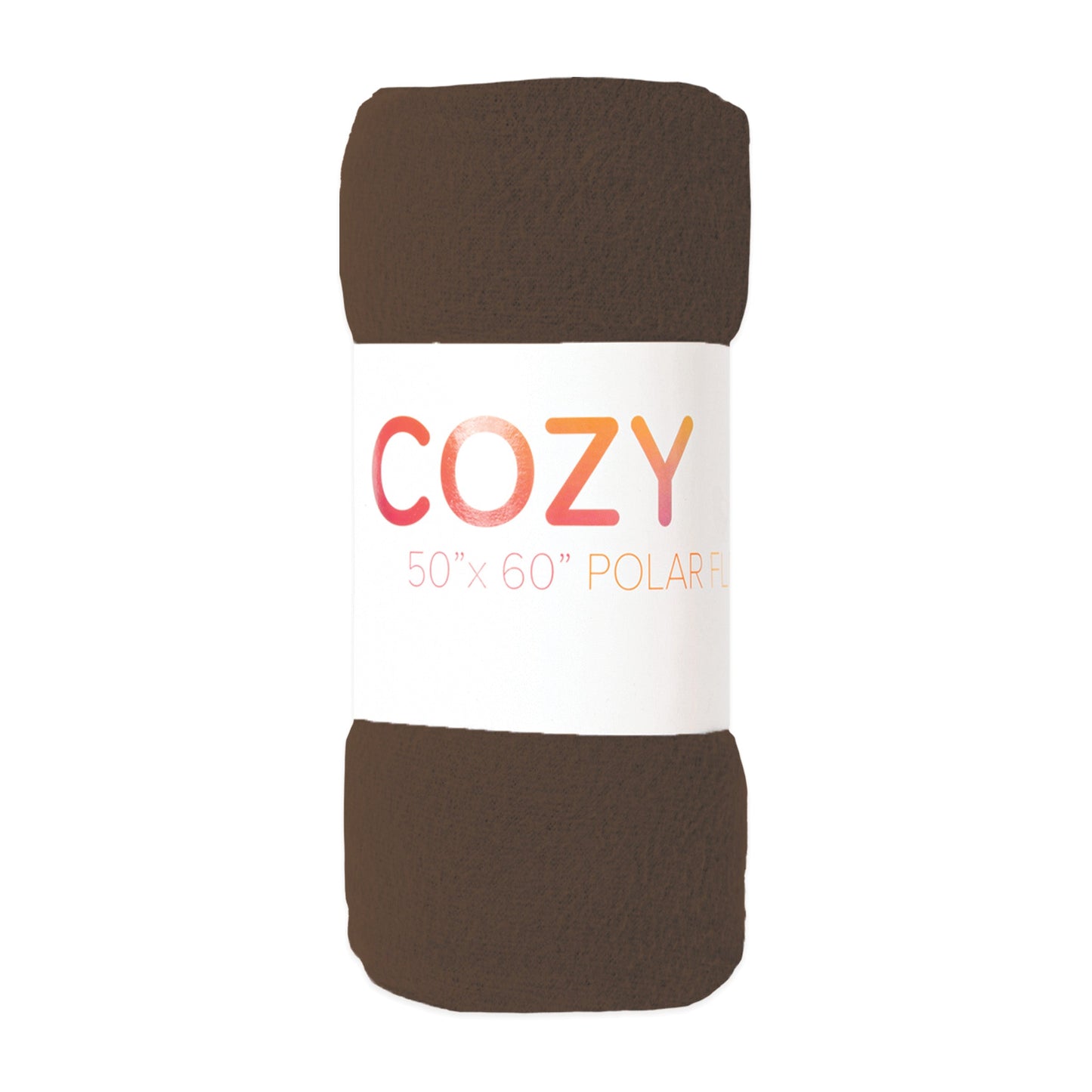 Arkwright Home® Cozy Soft Polar Fleece Throw 50x60 Brown, 12/Case (FLC-PLR-5060-BR)