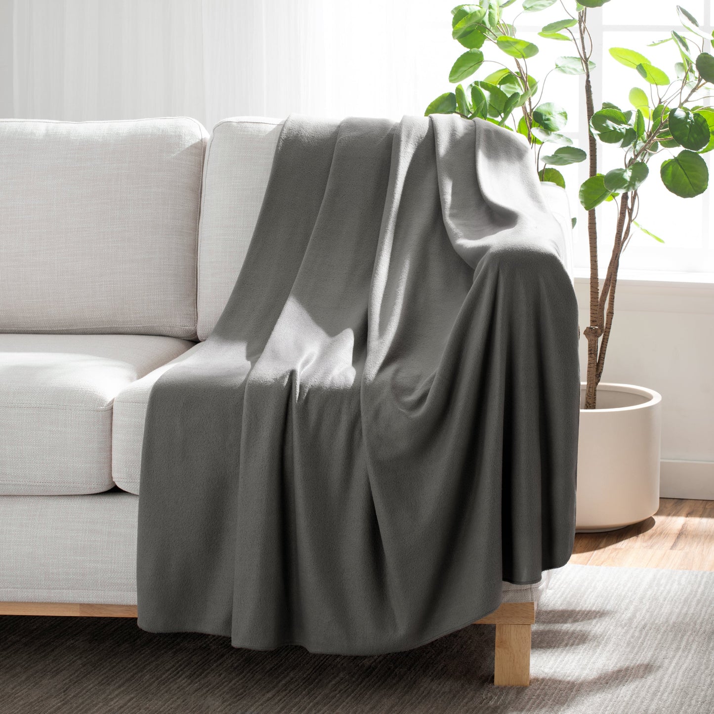 Arkwright Home® Cozy Soft Polar Fleece Throw 50x60 Assorted, 24/Case (FLC-PLR-5060-CA)